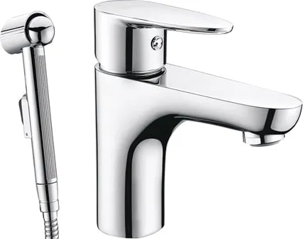 Смеситель для раковины Wasserkraft Leine 3508 с гигиеническим душем