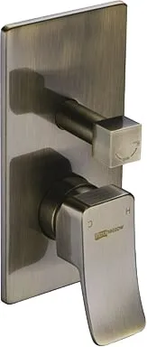 Смеситель для ванны с душем Wasserkraft Exter 1641 С ВНУТРЕННЕЙ ЧАСТЬЮ
