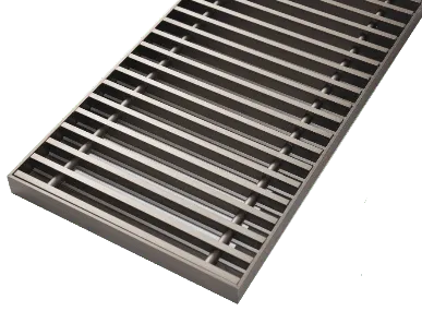 Решетка с рамкой Vitron (шаг 13 мм, ширина 200 мм, длина 1350 мм, профиль анодированный алюминий, цвет Бронза) Решетка с рамкой Vitron (шаг 13 мм, ширина 200 мм, длина 1350 мм, профиль анодированный алюминий, цвет Бронза)