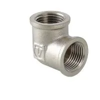 Угольник никелированный внутренняя резьба Valtec 1/2*