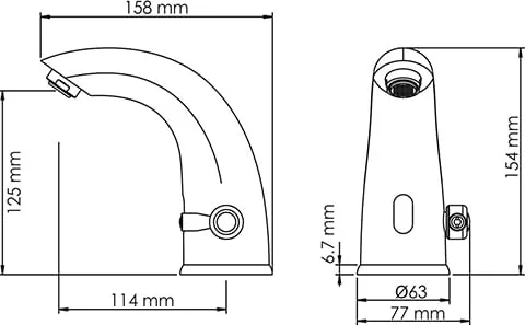 Смеситель для раковины Wasserkraft Rossel 2813