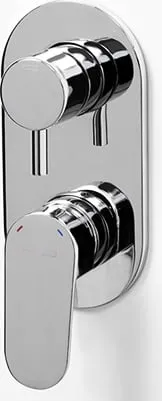 Смеситель для ванны с душем Wasserkraft Dinkel 5871 С ВНУТРЕННЕЙ ЧАСТЬЮ