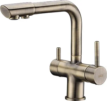 Смеситель для кухни Wasserkraft A8037 светлая бронза