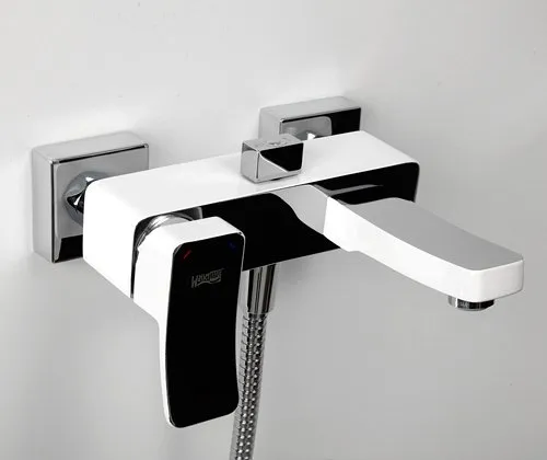 Смеситель для ванны с душем Wasserkraft Aller 1061WHITE