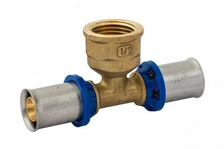 Пресс тройник внутренняя резьба APE 20 х 1/2* Пресс тройник внутренняя резьба APE 20 х 1/2*