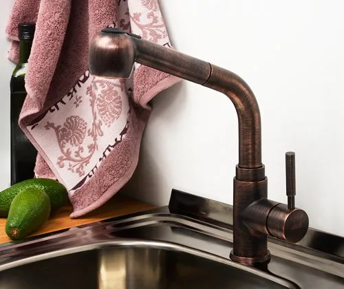 Смеситель для кухни Wasserkraft A8247 темная бронза