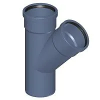 Тройник для внутренней канализации TECE Poloplast 32 х 45°