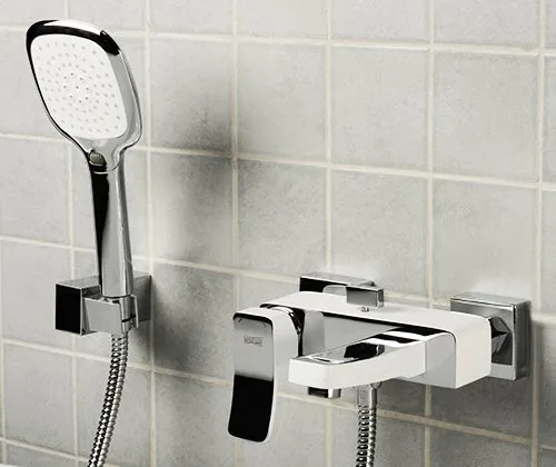 Смеситель для ванны с душем Wasserkraft Aller 1061WHITE