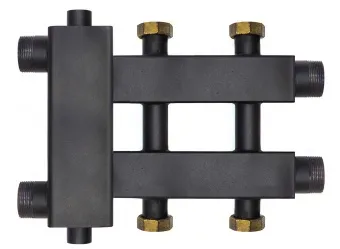 Распределительный коллектор 3 (1+1+1) отопительных контура с гидравлическим разделителем Warme WKD R 85 K F (до 85 кВт) Распределительный коллектор 3 (1+1+1) отопительных контура с гидравлическим разделителем Warme WKD R 85 K F (до 85 кВт)