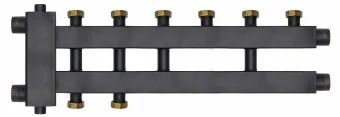 Распределительный коллектор 5 (3+1+1) отопительных контура с гидравлическим разделителем Warme WKD R 85 K F (до 85 кВт) Распределительный коллектор 5 (3+1+1) отопительных контура с гидравлическим разделителем Warme WKD R 85 K F (до 85 кВт)