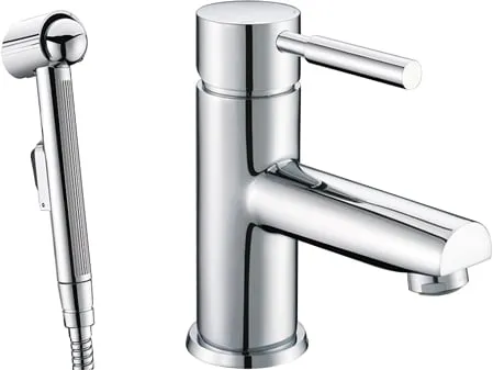 Смеситель для раковины Wasserkraft Main 4108 с гигиеническим душем