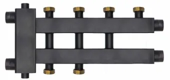 Распределительный коллектор 4 (2+1+1) отопительных контура с гидравлическим разделителем Warme WKD R 85 K F (до 85 кВт) Распределительный коллектор 4 (2+1+1) отопительных контура с гидравлическим разделителем Warme WKD R 85 K F (до 85 кВт)
