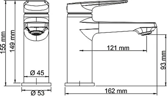 Смеситель для раковины Wasserkraft Wiese 8403
