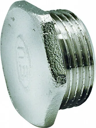 Заглушка никелированная наружная резьба Euros 1 1/2* Заглушка никелированная наружная резьба Euros 1 1/2*