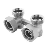 Узел нижнего подключения угловой ELSEN EVR05 - 3/4*EK (НР/НГ, PN10, Tmax 120°C)