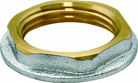 Контргайка никелированная Euros 3/4* Контргайка никелированная Euros 3/4*