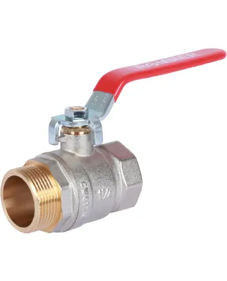 Кран шаровой полнопроходной внутренняя / наружная резьба, ручка рычаг Rommer 1 1/4* Кран шаровой полнопроходной внутренняя / наружная резьба, ручка рычаг Rommer 1 1/4*