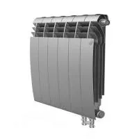Радиатор биметаллический секционный Royal Thermo BiLiner Silver Satin VD 350 х 4 секции (подключение нижнее справа)