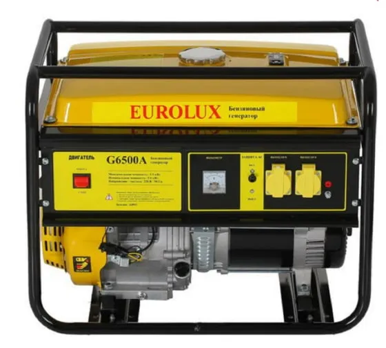 Электрогенератор бензиновый Eurolux G6500A