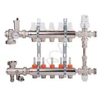 Коллекторная группа для теплого пола ICMA K0111 - 1* на 10 контуров 3/4*EK (со смесительным узлом)