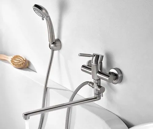 Универсальный смеситель Wasserkraft Wern 4202L матовый хром