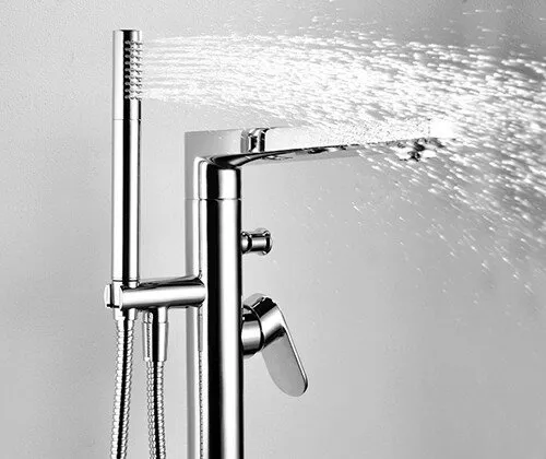 Смеситель для ванны с душем Wasserkraft Dinkel 5821 напольный