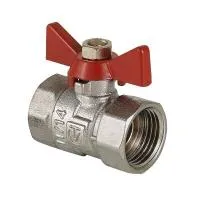Кран шаровой внутренняя / внутренняя резьба, ручка бабочка VALTEC COMPACT 1/2*