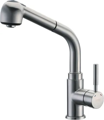 Смеситель для кухни Wasserkraft Wern 4266 матовый хром