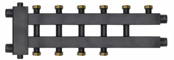 Распределительный коллектор 6 (3+2+1) отопительных контура с гидравлическим разделителем Warme WKD R 85 K F (до 85 кВт) Распределительный коллектор 6 (3+2+1) отопительных контура с гидравлическим разделителем Warme WKD R 85 K F (до 85 кВт)