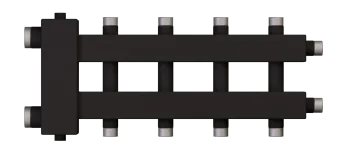 Распределительный коллектор (дублер компакт) 5 (2+2+1) отопительных контура Warme WKD.R.60.К с гидравлическим разделителем (до 60 кВт) Распределительный коллектор (дублер компакт) 5 (2+2+1) отопительных контура Warme WKD.R.60.К с гидравлическим разделителем (до 60 кВт)