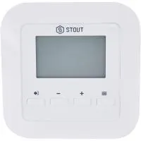Проводной комнатный двухпозиционный регулятор STOUT ST-295v3, белый