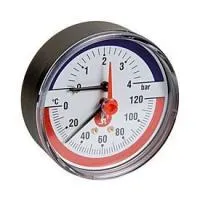 Термоманометр аксиальный Giacomini (корпус Ø 80 мм) R226Y002
