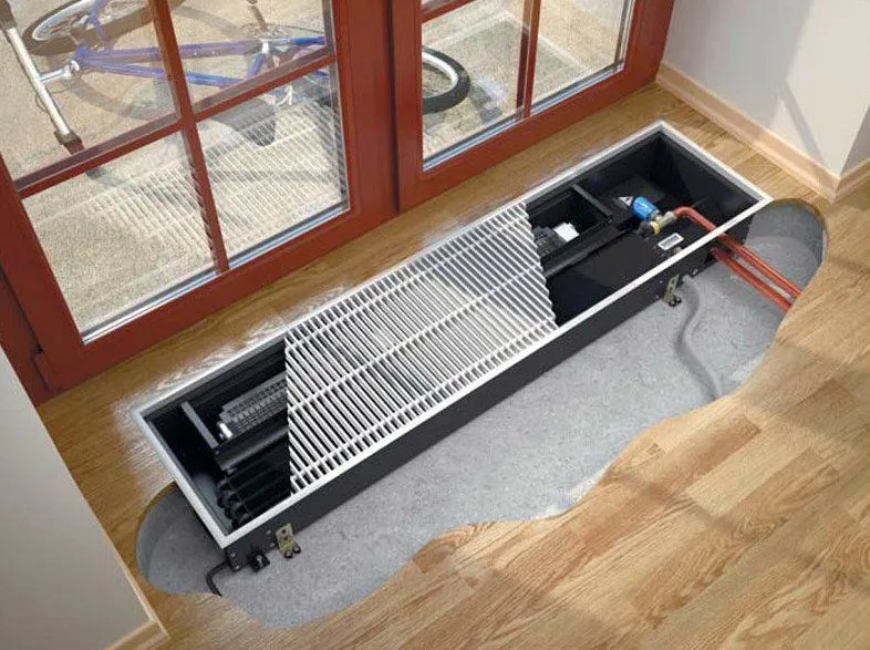 Корпус внутрипольного конвектора