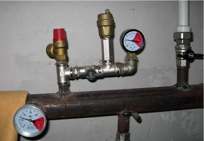 Блок безопасности, встроенный в систему отопления