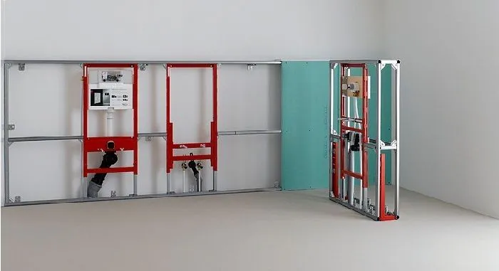 Монтажный каркас TECEprofil можно соорудить в различных конфигурациях Монтажный каркас TECEprofil можно соорудить в различных конфигурациях