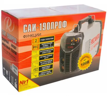 Инверторный сварочный аппарат Ресанта САИ-190ПРОФ (серии ПРОФ)