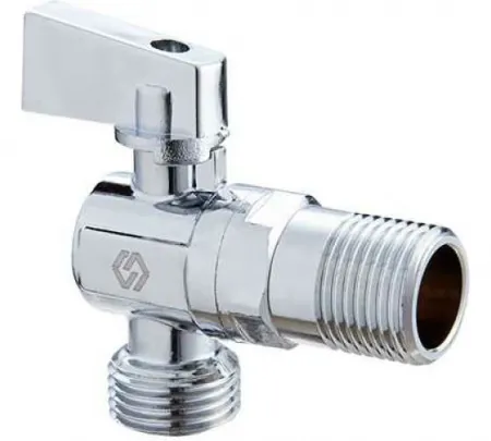 Кран шаровой для подключения сантехнических приборов MVI BV.463.04 (1/2* х 1/2*, НР / НР, угловой) Кран шаровой для подключения сантехнических приборов MVI BV.463.04 (1/2* х 1/2*, НР / НР, угловой)