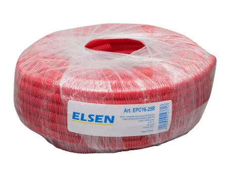 Труба гофрированная красная Elsen 50 (для труб до 32)