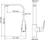 Смеситель для кухни Wasserkraft Neime 1907