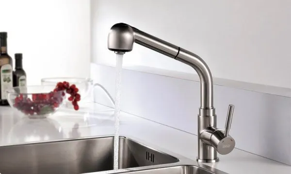 Смеситель для кухни Wasserkraft Wern 4266 матовый хром