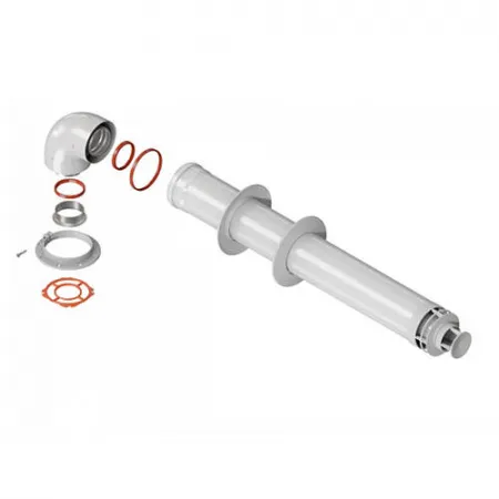 ROMMER RCA-6010-260900 Комплект дымохода СТАНДАРТ 60/100 - 900мм (IMMERGAS)