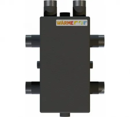 Распределительный коллектор 2 отопительных контура Warme WKSG 24 с гидравлическим разделителем под настенный котел Распределительный коллектор 2 отопительных контура Warme WKSG 24 с гидравлическим разделителем под настенный котел