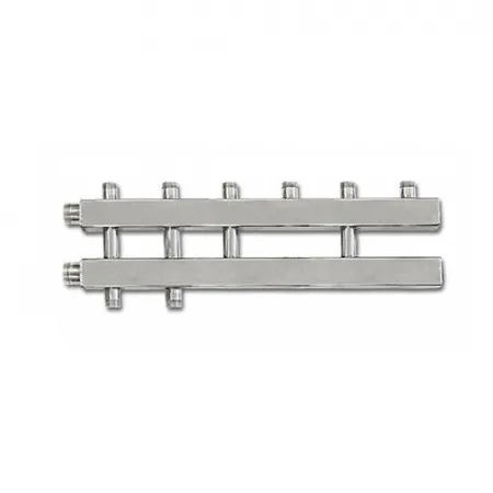 Распределительный коллектор из нержавеющей стали 4 (3+1) отопительных контура с гидроразделителем WARME WKD.140.S.K (до 140 кВт)