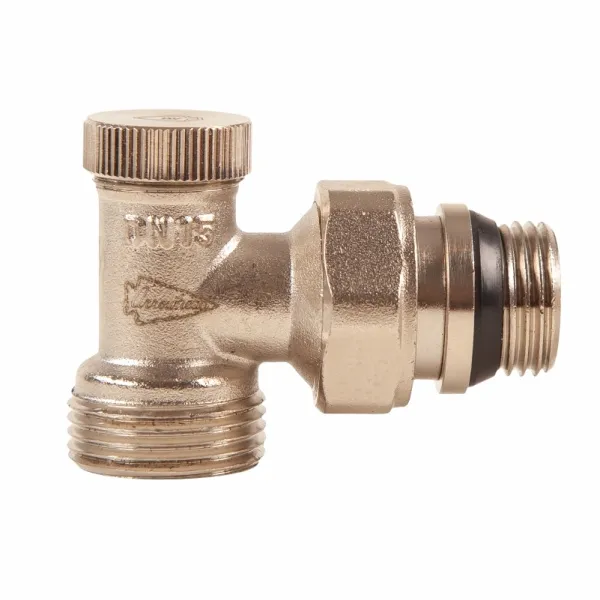 Запорный радиаторный клапан Arrowhead Element, угловой евроконус, Ду15 Запорный радиаторный клапан Arrowhead Element, угловой евроконус, Ду15