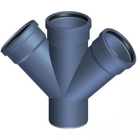 Крестовина одноплоскостная для внутренней канализации TECE Poloplast 110 х 45° Крестовина одноплоскостная для внутренней канализации TECE Poloplast 110 х 45°