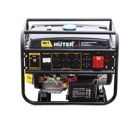 Электрогенератор бензиновый Huter DY8000LX-3