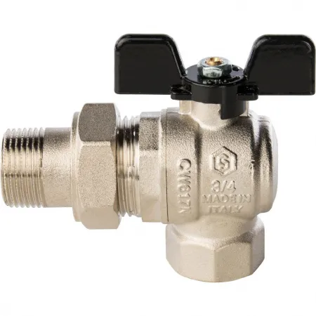 Кран шаровый американка внутренняя / наружная резьба, ручка бабочка Stout 1* Кран шаровый американка внутренняя / наружная резьба, ручка бабочка Stout 1*