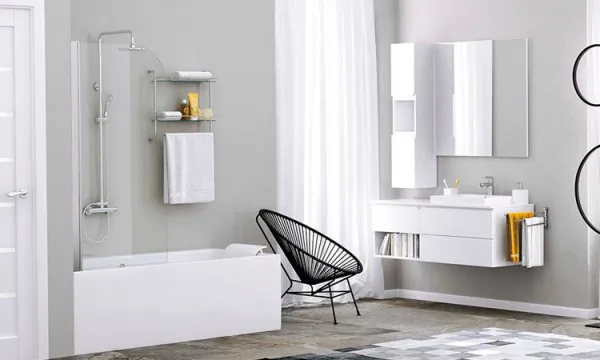 Шторка на ванну Wasserkraft Leine 35P01-80W