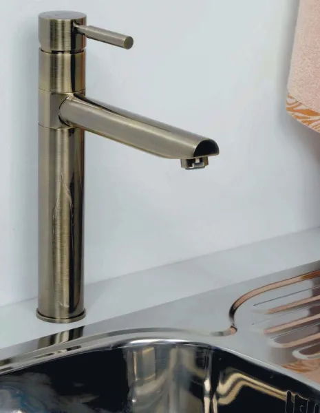 Смеситель для кухни Wasserkraft A8137 светлая бронза