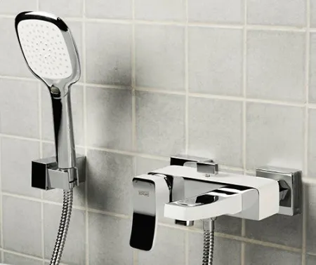 Смеситель для ванны с душем Wasserkraft Aller 1061WHITE